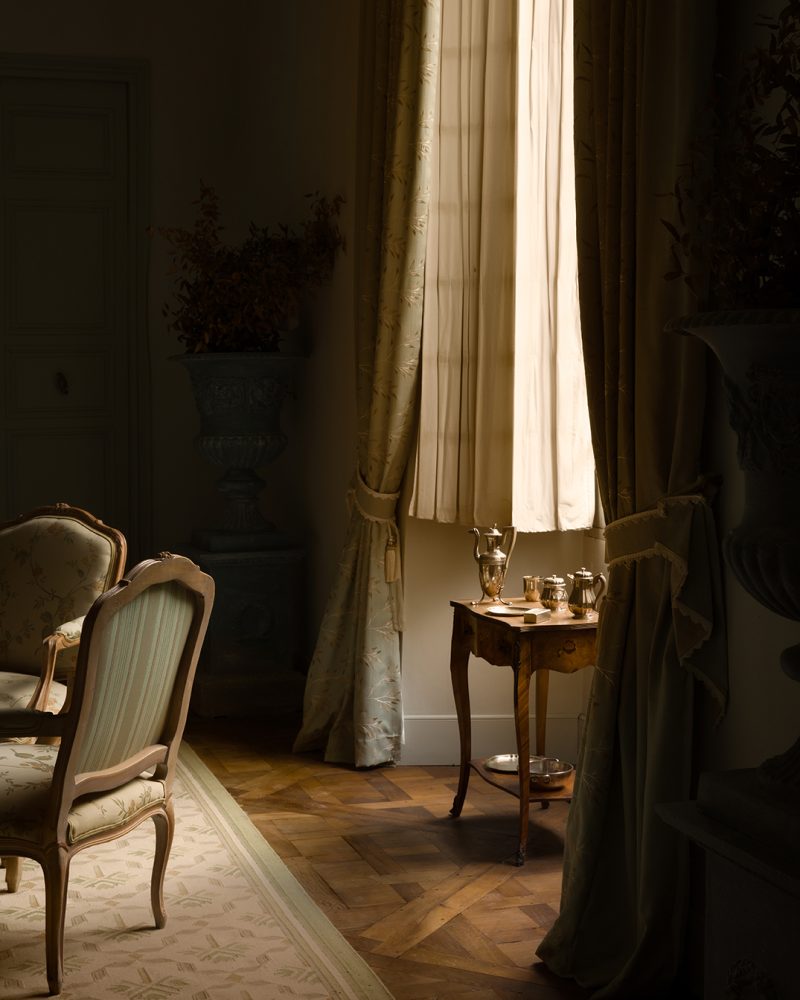 Renaissance interior photo shot in a property released medieval castle in the South of France